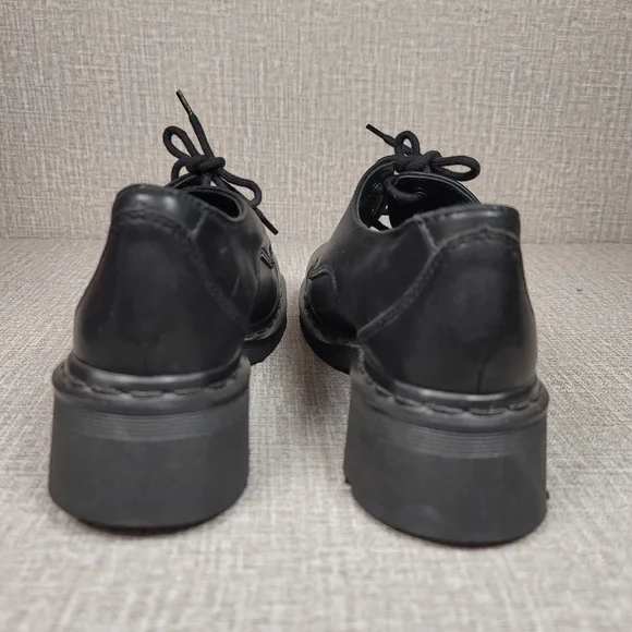 Dr. Doc Martens 9264 Loafers Black Leather Shoes Men's Size 7  Women's 8.5 - Picture 4 of 12